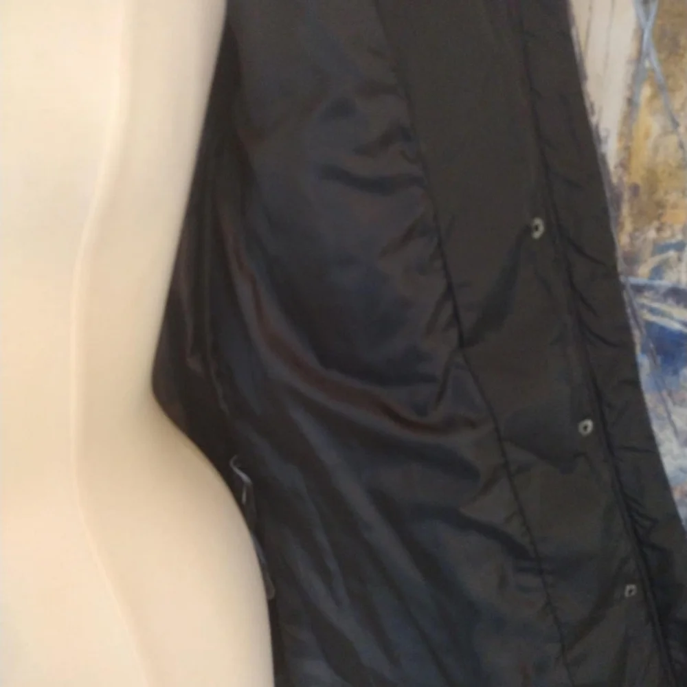 London Fog Diamond Pattern Down Puffer Coat Black Size M